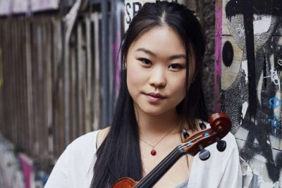 Melbourne Conservatorium of Music violinist Amy You. Image by John O’Rourke.