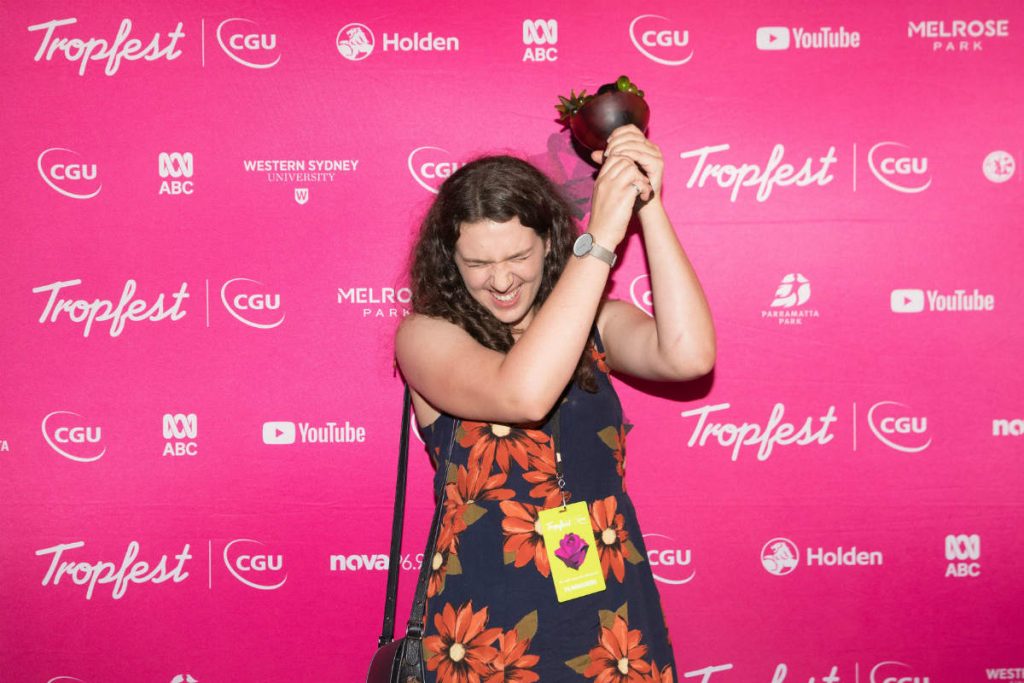 Greta Nash at Tropfest 2018. Image supplied.