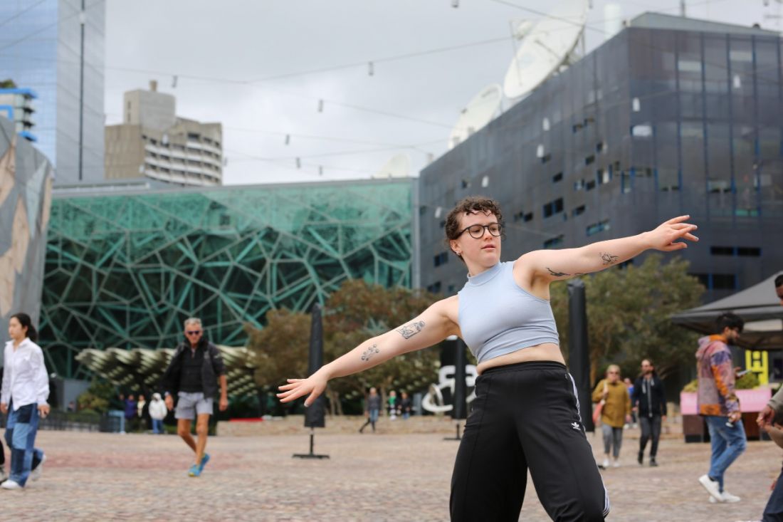 Emily White, Dance student at the Victorian College of the Arts. Image credit: Tim Walsh 