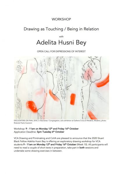 Drawing as Touching / Being in Relation with Adelita Husni Bey