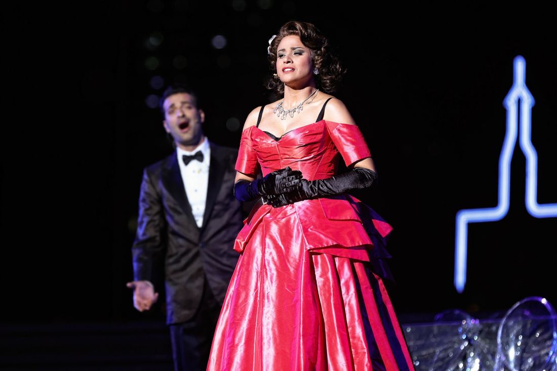 Stacey Alleaume performs with Opera Australia in La Traviata on Sydney Harbour. Image credit: Prudence Upton and Hamilton Lund.