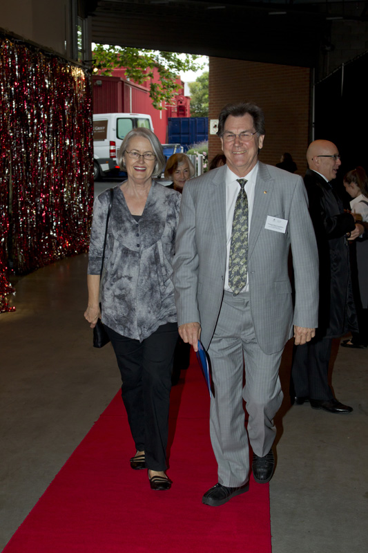 Deborah and Barry Conyngham at the launch of the VCA Foundation in 2011. Image supplied. 