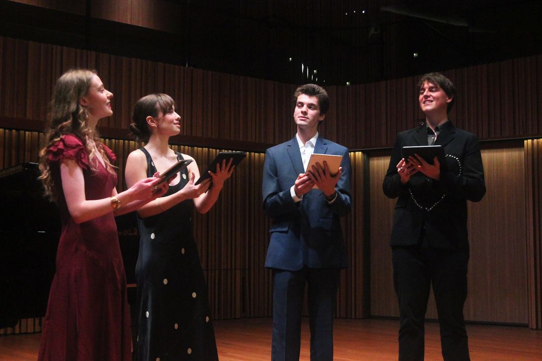 Image of students singing
