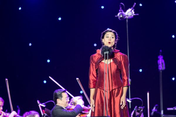 Stacey Alleaume performs at Opera in the Domain (2019). Image credit: James Thomas