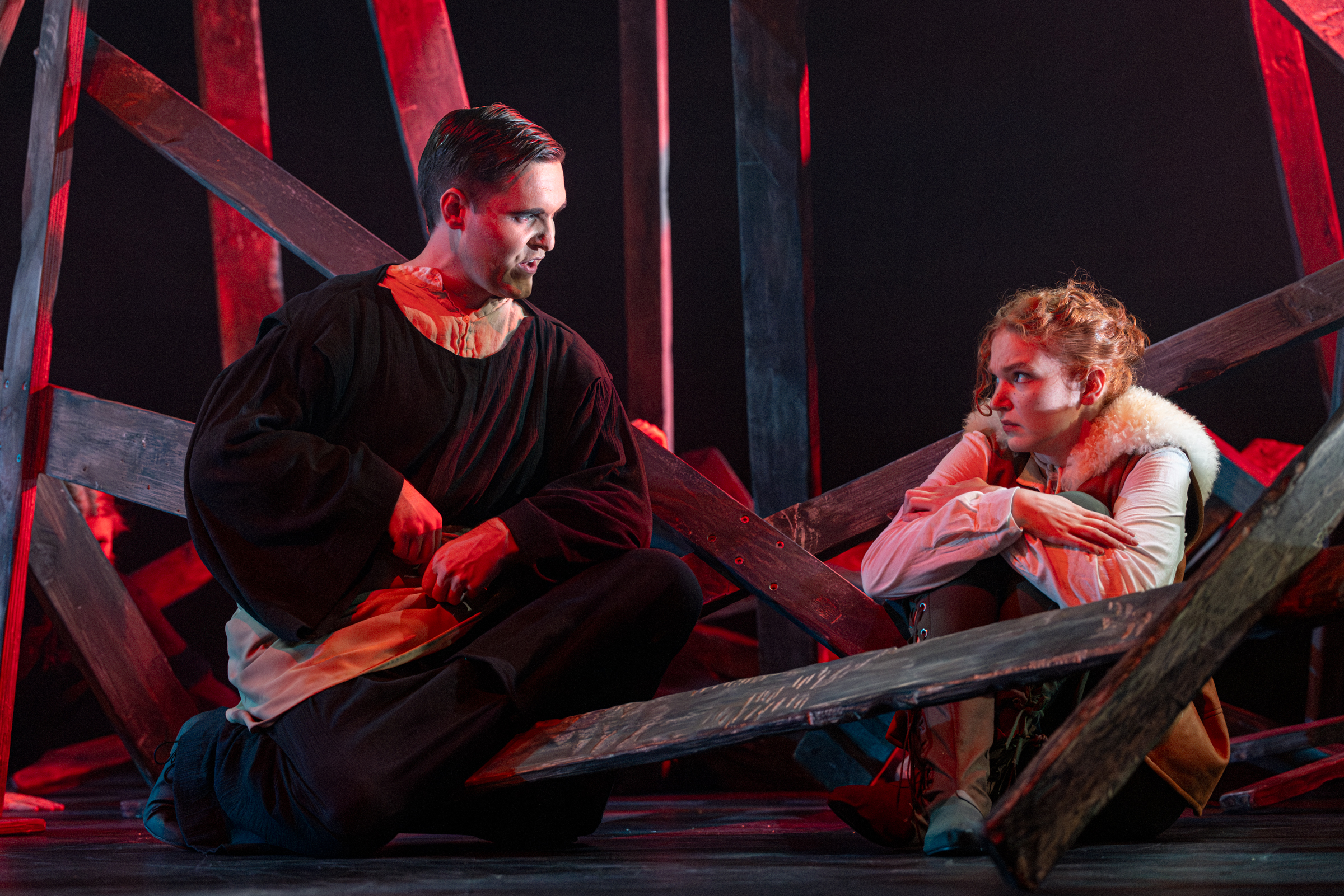 Two Opera students starring in Hansel and Gretel the opera