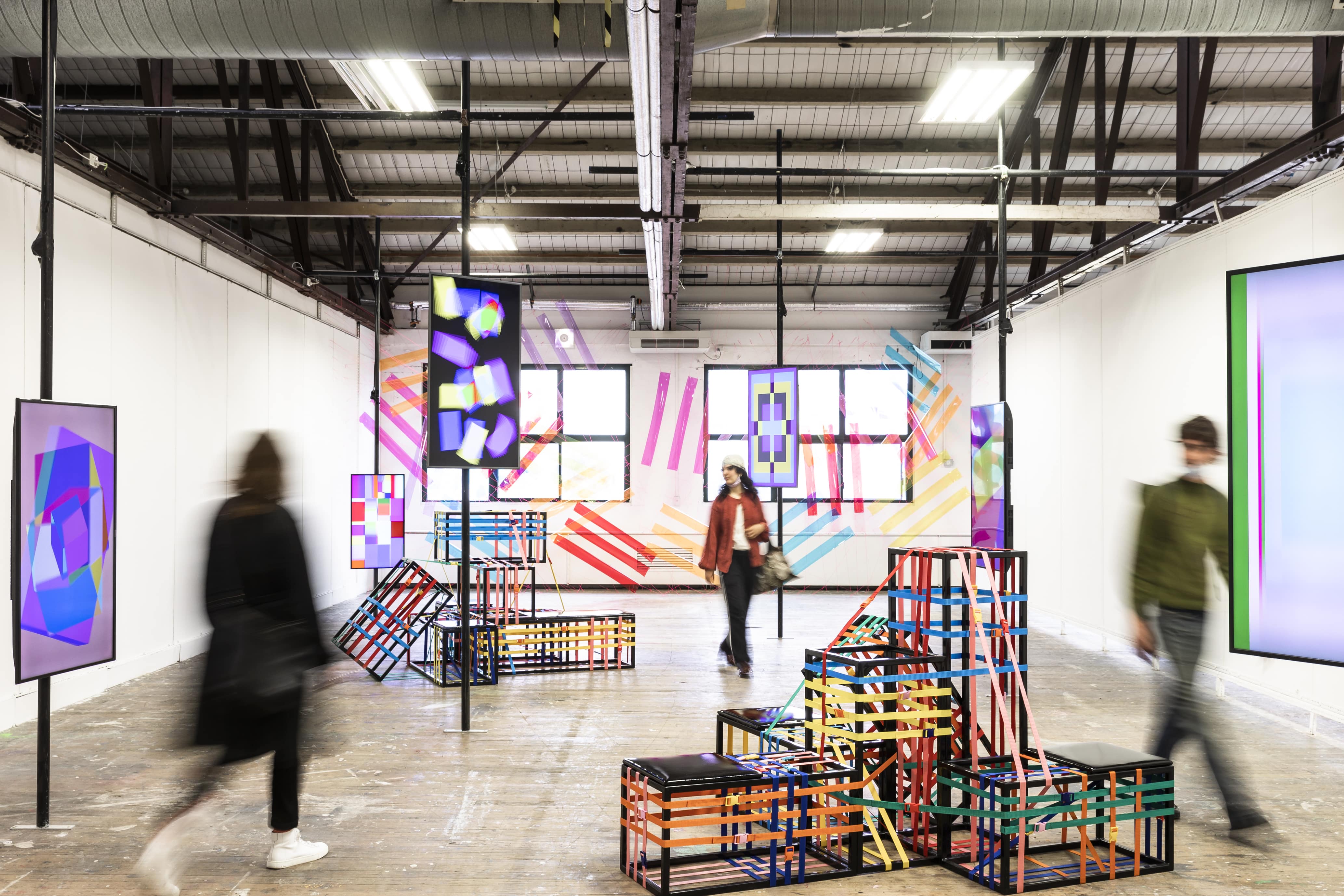 Spencer Harrison, Installation View, 2021. Image by Drew Echberg