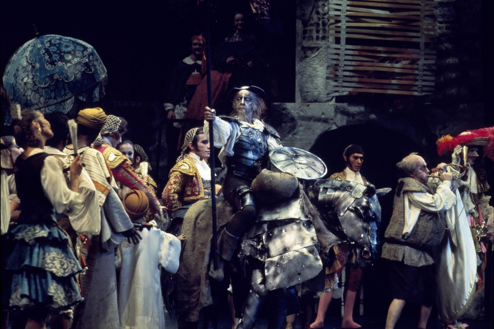 Robert Helpmann and Artists of the Australian Ballet in Don Quixote. Photo Paul Crowley, 1972. 