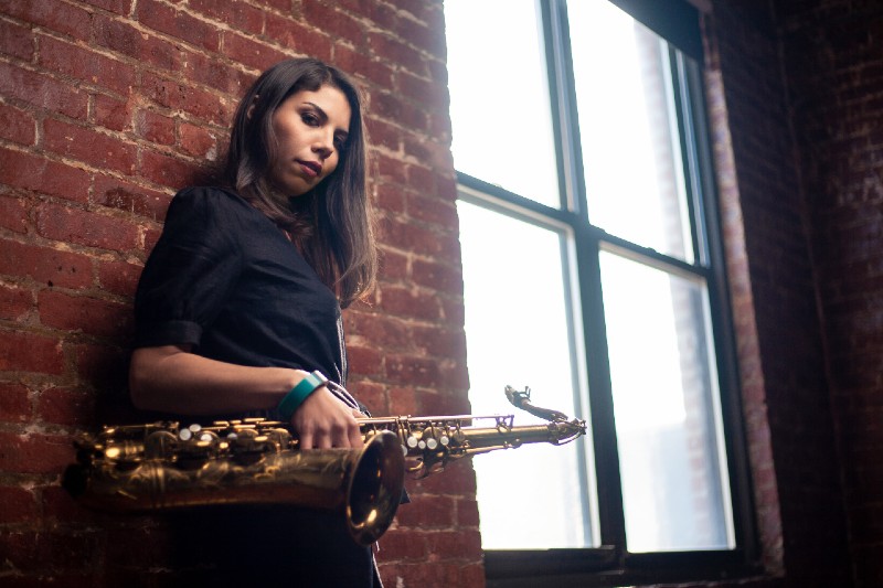 Jazz saxophonist Melissa Aldana. Photo by Eduardo Pavez Goye.