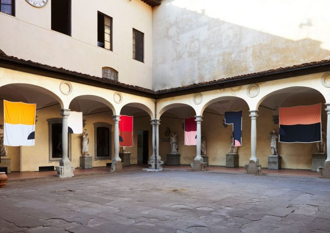 Esther Stewart’s work, “The space has been created for something to happen 1:2 (FloorPlan)”, at the Accademia Di Belle Arti Di Firenze. By O’Rourke & Gates.