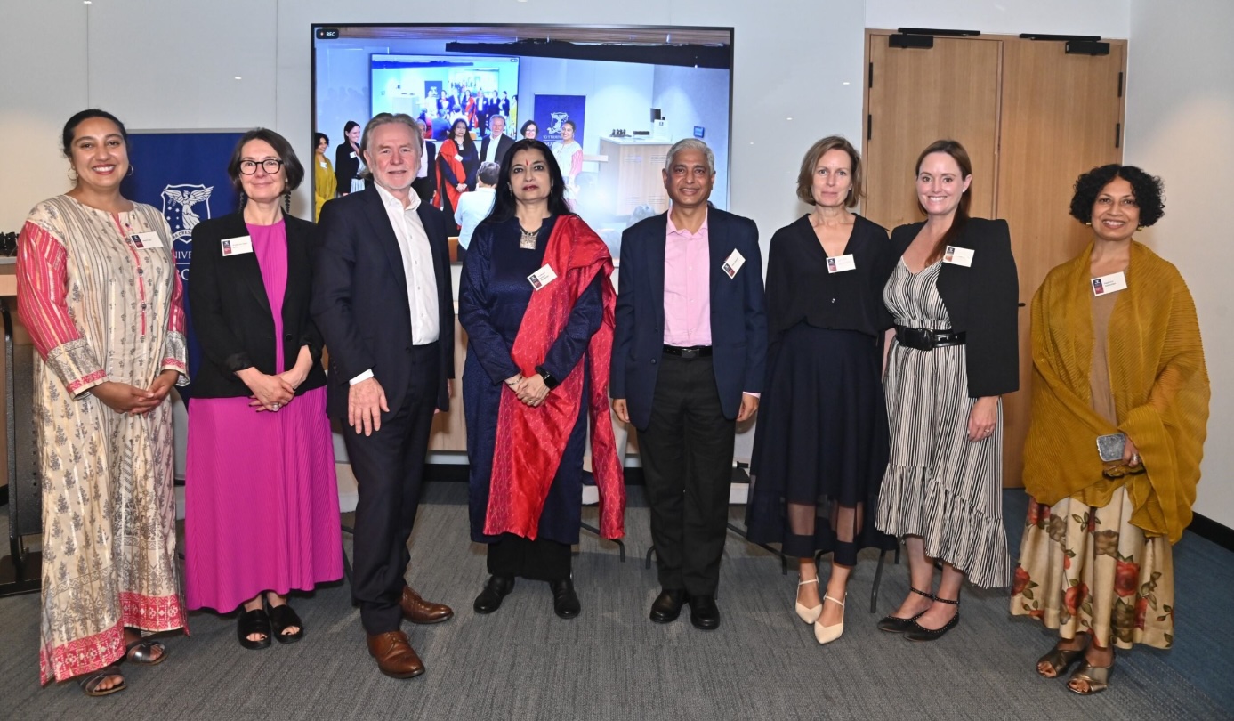 Delegates at the India and Australia Creative Connections Forum, held at University of Melbourne’s Global Centre in Delhi