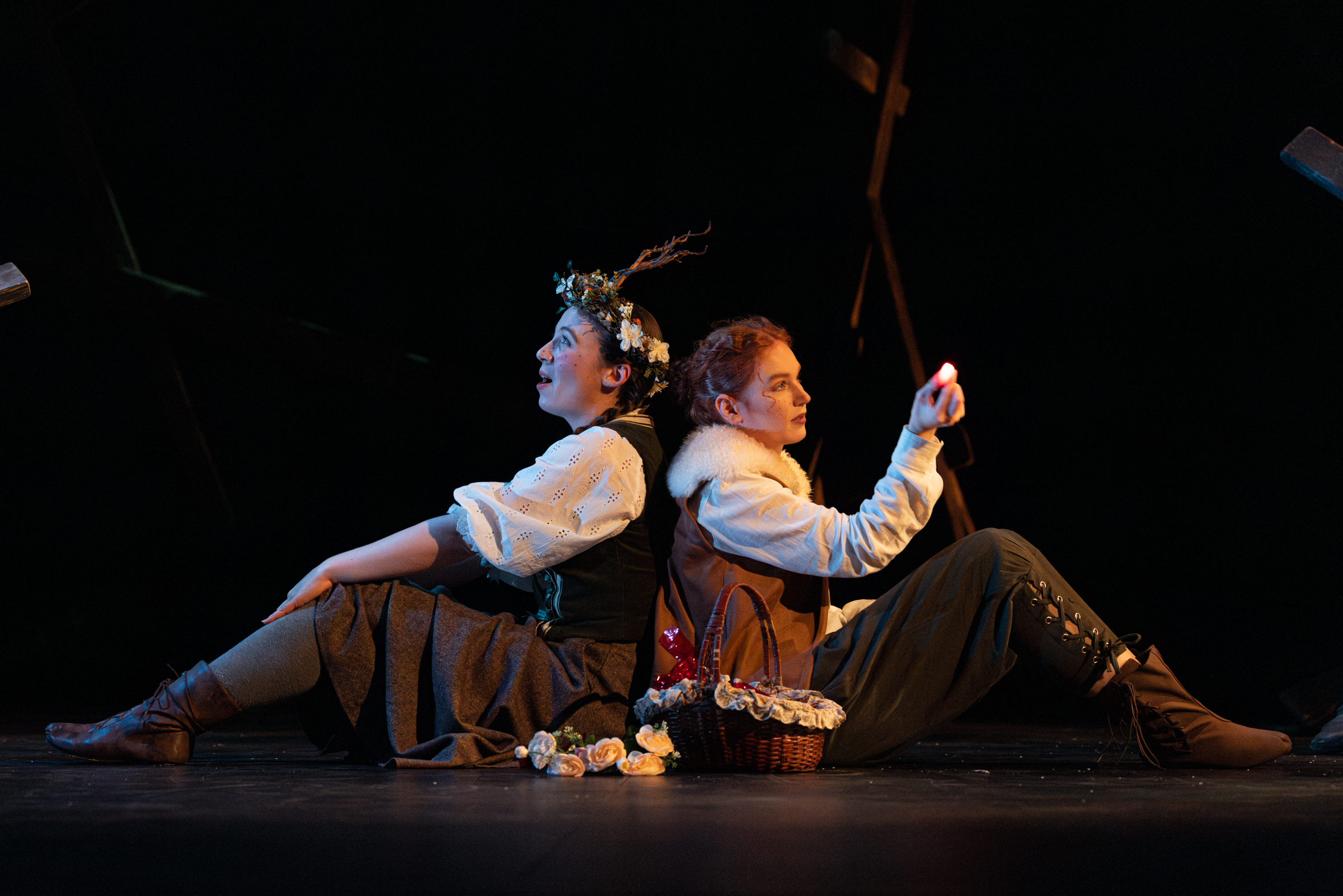Two Opera students starring in Hansel and Gretel the opera